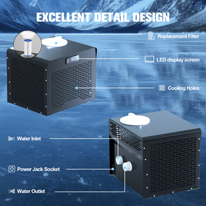 เครื่องทำความเย็นน้ำแข็ง ICEGALAX Compact Pro 0.5HP ระบบทำความเย็นเร็ว พร้อมอ่างพับได้แรงดันสูงฟรี สำหรับการฟื้นฟูร่างกายหลังออกกำลังกาย - Product Image 3