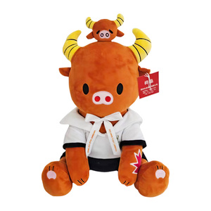 Jouets en peluche personnalisés, animaux de dessin animé, <span class=keywords><strong>lion</strong></span> en peluche, animaux en peluche, peluches, fabricants de jouets en peluche dérivés de mascotte, vente en gros - Product Image 2
