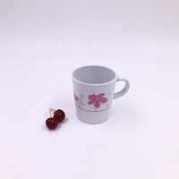 Vaisselle en plastique personnalisée de qualité supérieure pour mugs, tasse à thé en mélamine imprimée sur mesure avec poignée