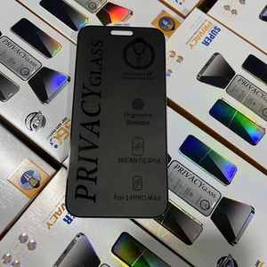 Protector de pantalla de privacidad de 4 vías de 360 ° para <span class=keywords><strong>iPhone</strong></span> 16 15 14 13 <span class=keywords><strong>12</strong></span> 11 Pro Max película de vidrio templado de cobertura completa antiespía - Product Image 2