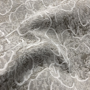 Tessuto Jacquard in Ciniglia 20% Cotone 80% Poliestere - Motivo Floreale Morbido e Delicato per <span class=keywords><strong>Tende</strong></span>, Cuscini e <span class=keywords><strong>Arredamento</strong></span> - Product Image 6