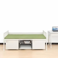 Lit superposé en métal moderne pour enfants et adultes, idéal pour dortoir scolaire, maison, chambre, appartement, lit double ou très grand lit