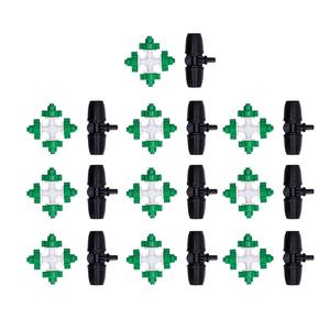 Boquilla de microaspersión en forma de cruz Coolnet de 1/4 de pulgada con rociado fijo para riego en invernaderos y horticultura - Product Image 1