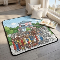 Couverture à colorier soi-même pour adultes, personnalisez votre couverture, kit en velours lavable et confortable pour un usage quotidien