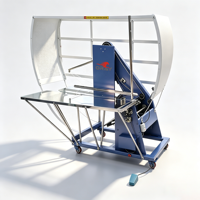 Machine de cerclage semi-automatique facile à utiliser et réglable pour divers emballages en carton ondulé