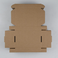 Prix de gros Boîte postale en carton ondulé blanc Boîtes d'expédition en carton pliable Boîte d'expédition à plat