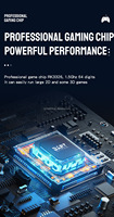 Nouvelle console de jeu portable RX6S Pro de 3,5 pouces, double joystick, 64 Go, système de jeu rétro Linux, émulateur de console de jeu vidéo
