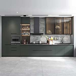 OPPEIN-secador de platos acrílico de alto brillo, accesorios de armario Kjario, diseño Modular barato, armario de cocina individual moderno - Product Image 2