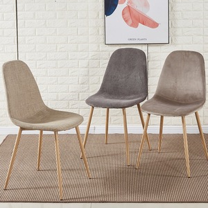 Chaises de salle à manger <span class=keywords><strong>en</strong></span> velours, <span class=keywords><strong>en</strong></span> <span class=keywords><strong>tissu</strong></span> moderne, pour salle à manger, cuisine, Restaurant, vente <span class=keywords><strong>en</strong></span> gros, bon marché - Product Image 6