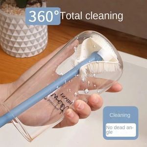 Long Handle PP Lightweight Cup Cleaning Tool for Kitchen Use <b>Bottle</b> and Thermos Wall Breaking No Dead Angle - Product Image 3
