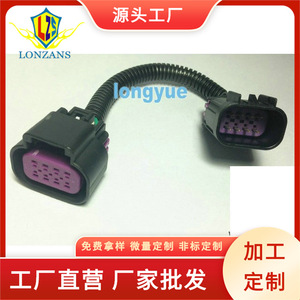 ชุดสายไฟรถยนต์ Dragon Leap 8P สีดำ วัสดุ PBT ทนไฟ สำหรับอะแดปเตอร์ลิ้นปีกผีเสื้อ - Product Image 5