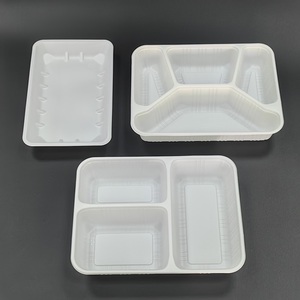 Contenedores Biodegradables de Almidón de Maíz para Preparación de Comidas al por Mayor, Cajas Rectangulares Desechables Ecológicas para Llevar Fideos - Product Image 1