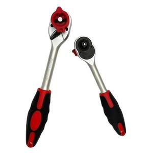 360 Degree Rotating Head Multi-Function <b>Socket</b> <b>Universal</b> Wrench Spline Bolts Carbon Steel Multifunctional Wrench Metric - Product Image 1