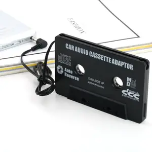 Auto Cassette Adapter Converter 3.5Mm Jack Plug Cassette Adapter Voor Radio MP3 Touch Nano Cd Md Zwart