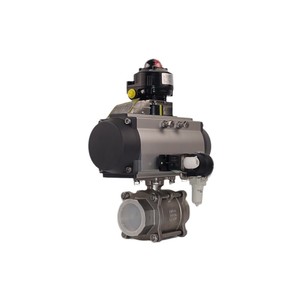 Válvula Solenoide Neumática Antiexplosión Hankwell de 3 Pulgadas con Rosca de Acero al Carbono, Bola de Temperatura Normal 0-284F HBV23-80 - Product Image 1
