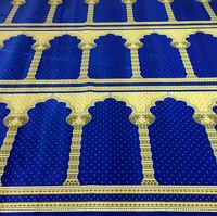 Tapis de mosquée personnalisé en polyester noué à la main, ignifuge B1, vente directe d'usine, exportation, prix de gros pour hôtels