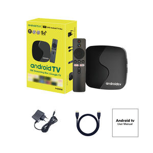 Boîtier TV intelligent 4K dernière génération avec Android 15 OS, lecteur multimédia en <span class=keywords><strong>streaming</strong></span> pour le divertissement à domicile - Product Image 2