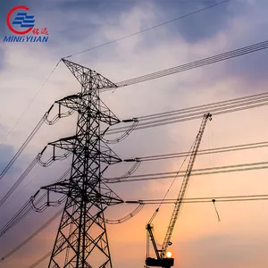 Pemasok desain menara transmisi baja jalur transmisi 110kv 230kv