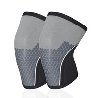 Manchons de genou personnalisés en néoprène Compression du genou Gym Squat Training 5mm 7mm Néoprène Haltérophilie Genouillère Brace Protection
