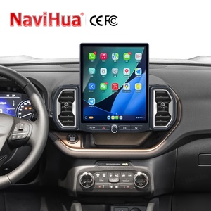 Navihua 12 Inch Android Car DVD Player Vertical Screen Multimedia Head Unit Monitor CarplayI for Ford Bronco Sport 2021-2025 - Product Image 4