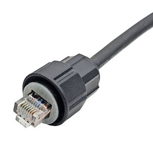 ตัวเชื่อมต่อสายเคเบิลเครือข่ายอีเธอร์เน็ตแบบติดตั้งบนแผง RJ45 IP67 8p8c กันน้ำ ตัวแยกสัญญาณ DC ตัวเชื่อมต่อสายเคเบิลเครือข่ายอีเธอร์เน็ต RJ45 - Product Image 6