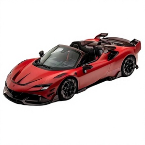 Kits de carrosserie pour Ferrari SF90, série M, en fibre de carbone : pare-chocs avant, pare-chocs arrière, jupes latérales, aileron arrière, évents de garde-boue - Product Image 2