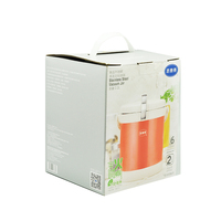Grande capacité à double paroi sous vide en acier inoxydable isolé alimentaire jar