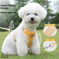 Harnais pour chien, harnais gilet pour petit chien, harnais anti-traction pour chiot, harnais anti-évasion pour animal de compagnie, harnais de promenade doux pour chien