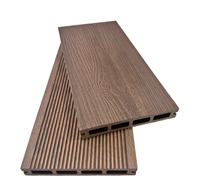 Nouveau revêtement de terrasse en composite bois-plastique WPC à grain de bois 3D profond et couleurs mélangées