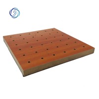 Panneau acoustique écologique pour plafond, décoration intérieure, panneau mural 3D, isolation acoustique, panneau acoustique perforé pour studio