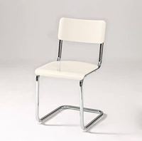 Vente à chaud de chaises de loisirs modernes, élégantes et classiques, pieds en acier inoxydable à cadre chromé en métal durable pour meubles de maison