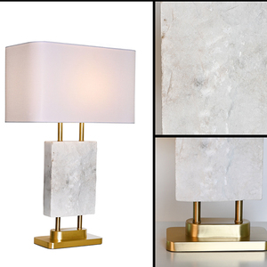 Trang trí nội thất nghệ thuật trang trí thiết kế phòng khách tiền sảnh phòng ngủ bằng đá cẩm thạch đèn bàn hiện đại - Product Image 6