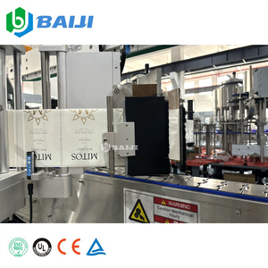 Tự động uống nước nhựa pet chai thủy tinh gắn bó rượu vang đỏ phía trước và phía sau Nhãn dán nhãn máy - Product Image 6