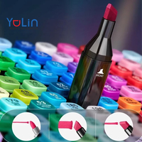 Lot de 80 marqueurs double pointe à alcool et huile, pour dessin, animation et peinture, idéal pour étudiants et professionnels