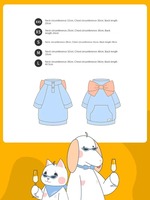 Nouveau design personnalisé motif designer vêtements pour animaux de compagnie chien sweat pull manteau chien vêtements confortable sweat chien à capuche