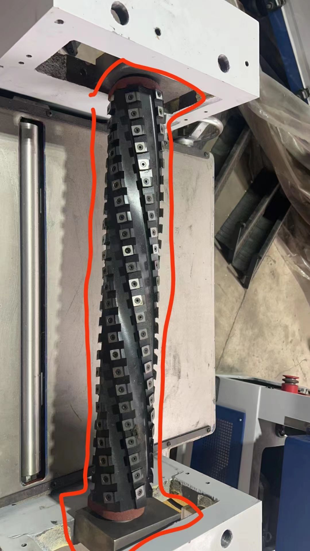 大型プレナー MBZ106A 工業用木材プレーナー厚削り盤 スパイラルカッター付き 11kw