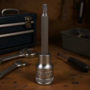 Enchufe Fervi con inserto largo XZN de 10 mm y vástago hexagonal - Product Image 3