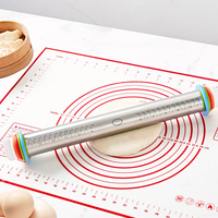 Kingwise Accessoires de cuisine Cuisson sans BPA Table à manger pour enfants Napperon bébé en silicone Napperon à pâtisserie Rouleau à pâtisserie