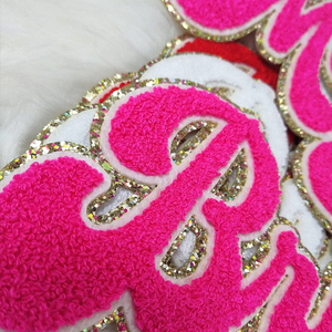 <span class=keywords><strong>2025</strong></span> phong cách mới tùy chỉnh thư bóng đá Chenille sắt trên các bản vá lỗi kỳ nghỉ lớn thêu Chenille biểu tượng các bản vá lỗi cho quần áo DIY - Product Image 4