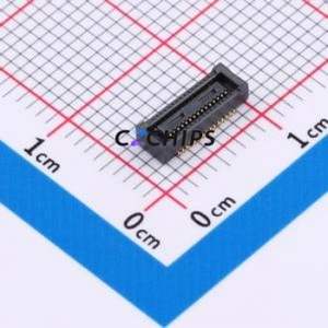 DF40C(2.0)-30DS-0.4V(51) Board-to-Board & Backplane Connector SMD,P=0.4mm Connector 0.4mm Vertical Mount 2 300mA - Product Image 1