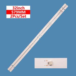 Nueva tira <span class=keywords><strong>de</strong></span> retroiluminación LED para reparación <span class=keywords><strong>de</strong></span> retroiluminación <span class=keywords><strong>de</strong></span> TV <span class=keywords><strong>Haier</strong></span> 32C5 - Product Image 1