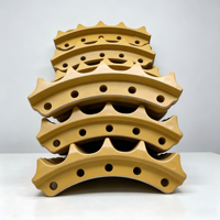 Segment de pignon de chenille pour bulldozer CAT D6R D6T, bloc de dents de pignon en acier trempé, pièces de train de roulement pour engins de construction