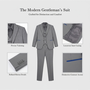 Costumes et blazers sur mesure pour hommes, vêtements de cérémonie de haute qualité, costumes de voyage pour gentleman, OEM ODM. - Product Image 4