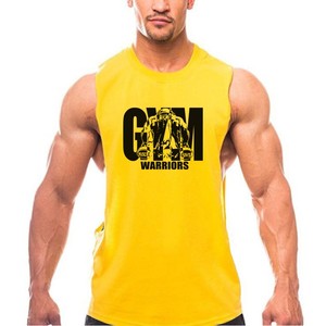 Camiseta Deportiva sin Mangas para Hombre Gym Warriors, Cuello Redondo, Transpirable, de Poliéster, Informal, para Entrenamiento - Product Image 1