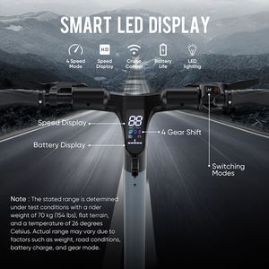 สกูตเตอร์ไฟฟ้า jgh X3 2025ฤดูร้อนพับได้ IP54 (ผู้ใหญ่) - Product Image 5