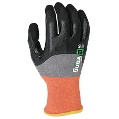 Guanto da rock Juba 4220RF 6 XS K, Nero e Arancione Mélange - Product Image 3