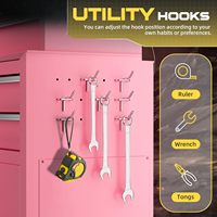 Coffre à outils roulant en acier OEM à 8 tiroirs, verrouillable, roues amovibles, grande capacité, organisateur d'outils pour mécanicien, garage, atelier