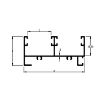 Perfiles de Aluminio para Ventanas y Puertas Hechos a Medida con Anodizado y Recubrimiento en Polvo Opcionales para Construcción Residencial y Comercial