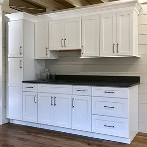 Modern wooden Kitchen wall cabinet floor cabinet full set design easy to assemble kitchen cabinet cupboard