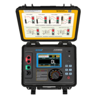Testeur de résistance d'isolement haute tension HVD835C 15kV Max 7mA PI DAR DD CAP pour transformateur, câble, poste de transformation
